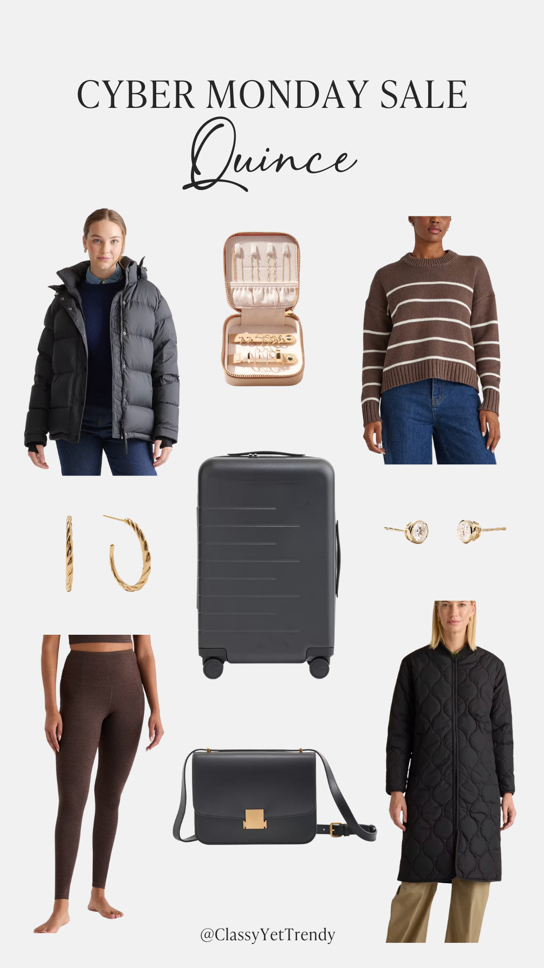Quince Cyber Monday Sale!

#cybermonday #cyberweek #onequince #quince 

 #LTKCyberWeek #LTKHoliday