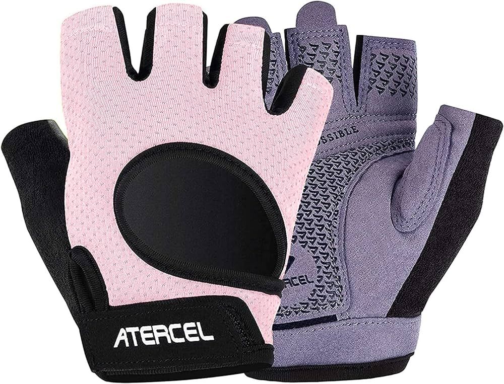 ATERCEL Weight Lifting Gloves Full Palm Protection, Workout Gloves for Gym, Cycling, Exercise, Br... | Amazon (US)