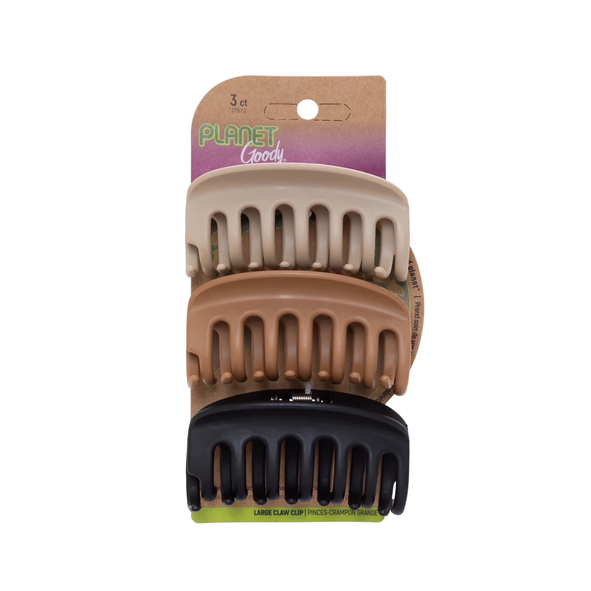Planet Goody® Neutral Large Claw Clips, 3 CT | Walmart (US)