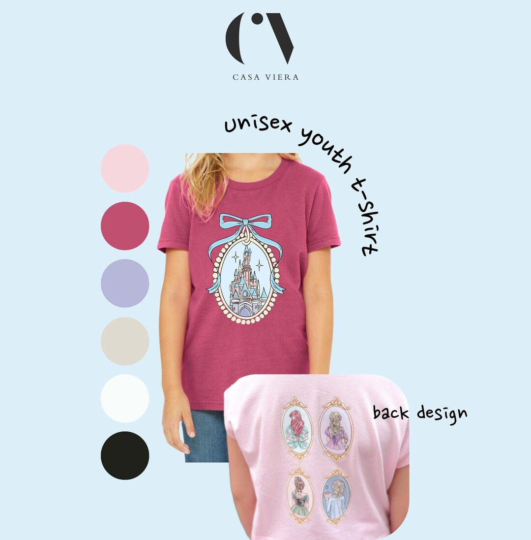 Youth Disney Inspired Shirt Princess Castle Inspired Magical Shirt Disney Inspired Shirt - Etsy | Etsy (US)