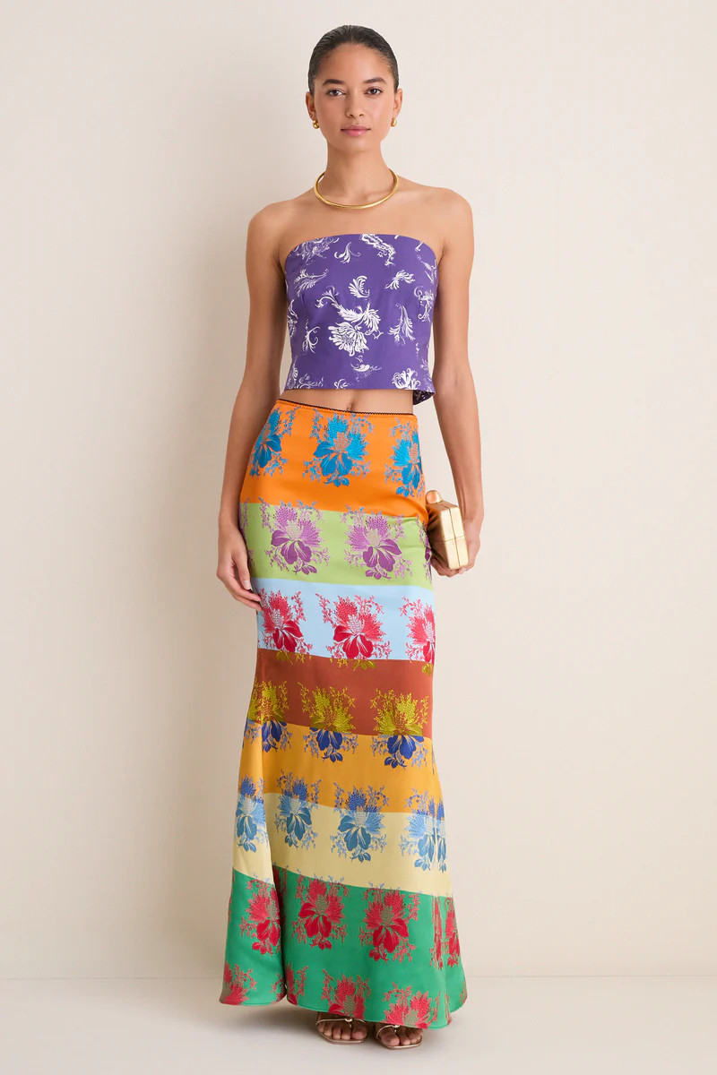 Rainbow Slippery When Wet Maxi Skirt | Tuckernuck (US)