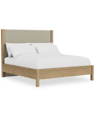 Davie Queen Upholstered Bed - Macy's | Macy's