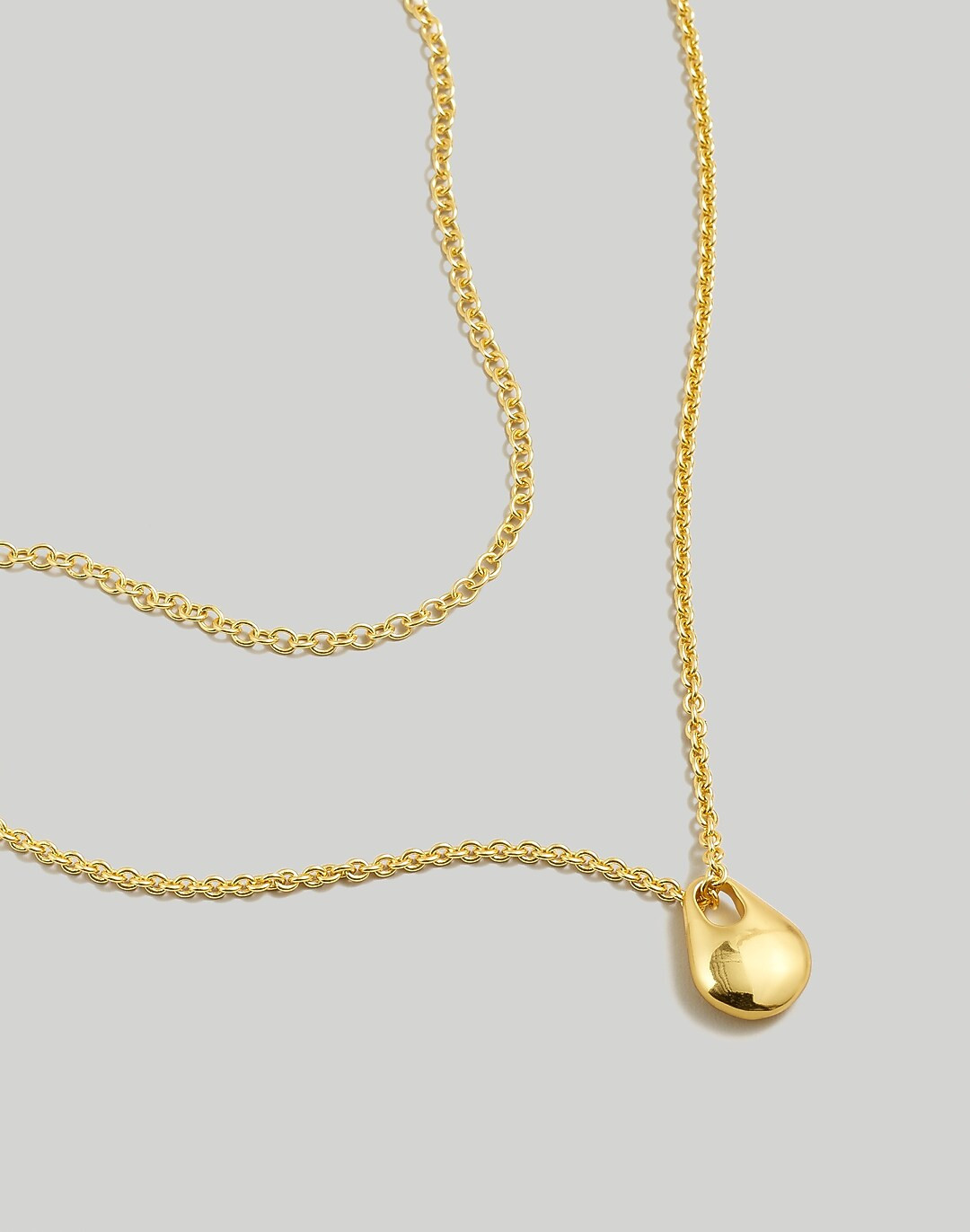 Two-Pack Droplet Necklace Set | Madewell