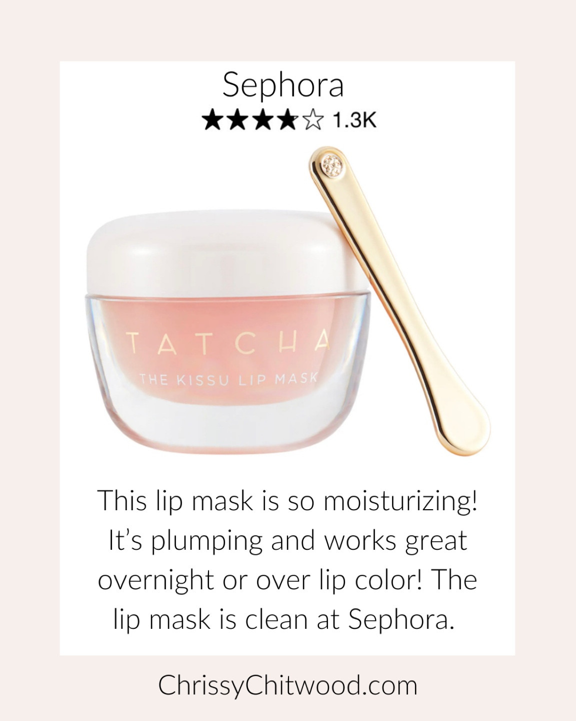 Sephora Sale Favorite: This lip mask is so moisturizing! It’s plumping and works great overnight or over lip color! The lip mask is clean at Sephora. 

This would also make a great holiday gift or stocking stuffer!

beauty favorites, lip products

#LTKsalealert #LTKGiftGuide #LTKbeauty