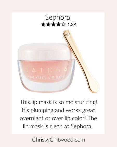 Sephora Sale Favorite: This lip mask is so moisturizing! It’s plumping and works great overnight or over lip color! The lip mask is clean at Sephora. 

This would also make a great holiday gift or stocking stuffer!

beauty favorites, lip products

#LTKsalealert #LTKGiftGuide #LTKbeauty