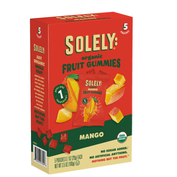 Solely Gummies, Mango, Organic, Multipack | Instacart