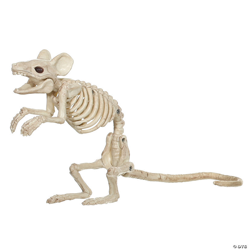 11" Standing Mouse Skeleton Decoration | Oriental Trading Company
