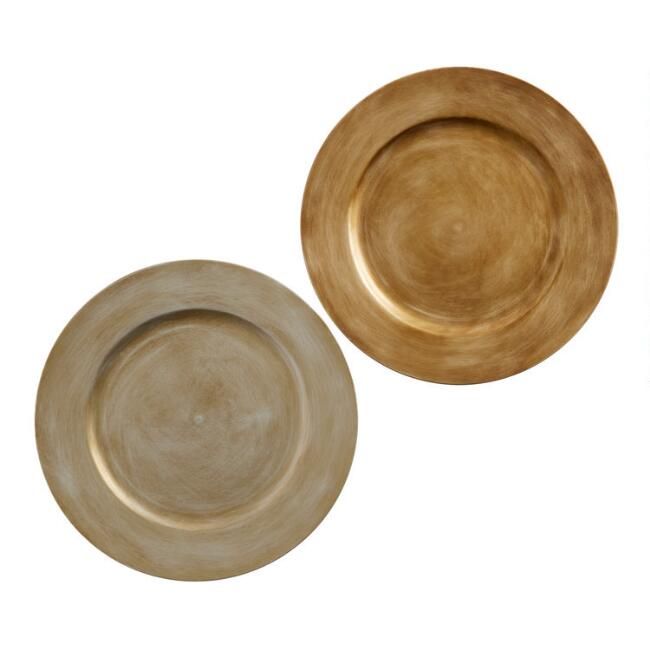 Round Charger Plate 4 Pack | World Market