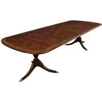 48072 Henkel Harris Model #2207A Flame Mahogany Dining Room Table | Etsy (US)