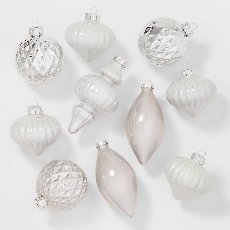 10ct Glass Christmas Tree Ornament Set - Wondershop™ | Target