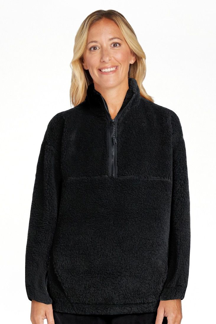 No Boundaries Plush Half-Zip Pullover, Women's and Plus | Walmart (US)