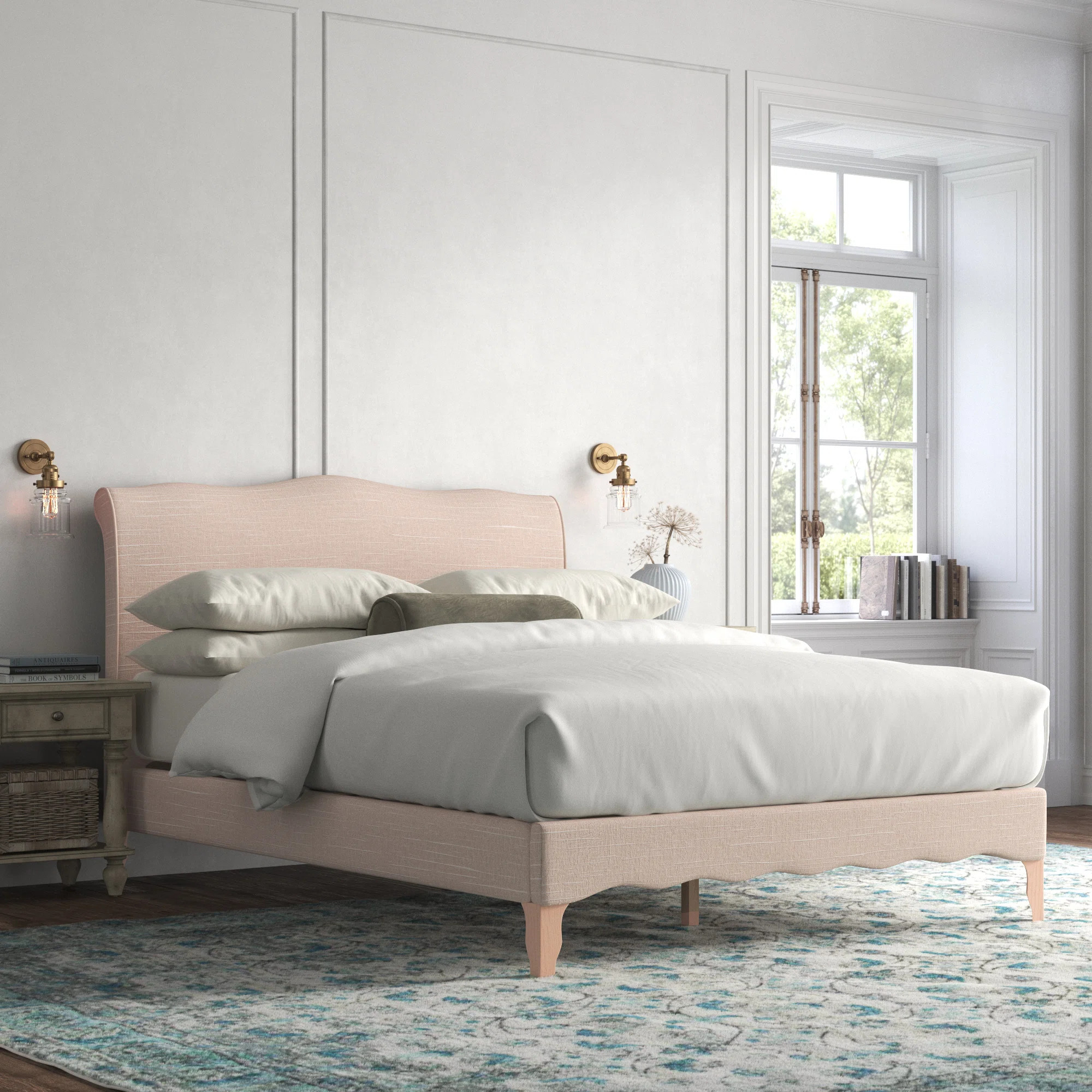 Hilfried Upholstered Sleigh Bed | Wayfair North America