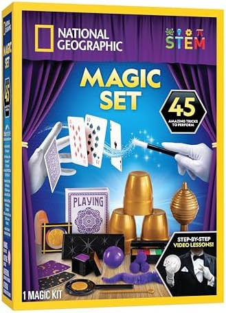 National Geographic Kids Magic Set - 45 Magic Tricks for Kids to Perform with Step-by-Step Video ... | Amazon (US)