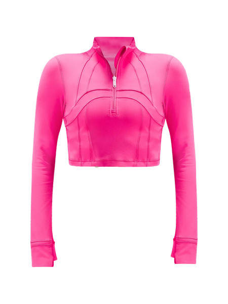 Define Cropped Half Zip *Luon | Women's Hoodies & Sweatshirts | lululemon | Lululemon (US)