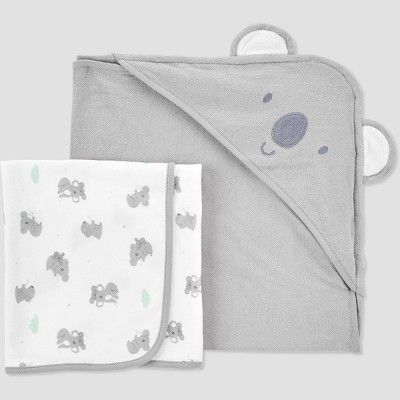 Baby Koala Hooded Bath Towel - Just One You® made by carter's Gray | Target