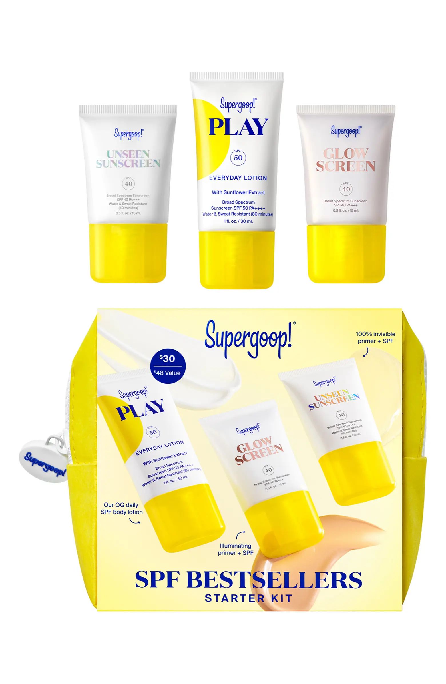 Supergoop!® SPF Bestsellers Starter Kit | Nordstrom | Nordstrom