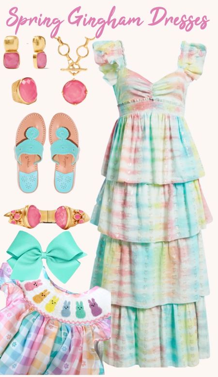Pastel gingham dress / rainbow dress / water gingham dress / Easter dress / mom and daughter matching dresses / Easter outfits for baby 

#LTKbaby #LTKSeasonal #LTKfamily