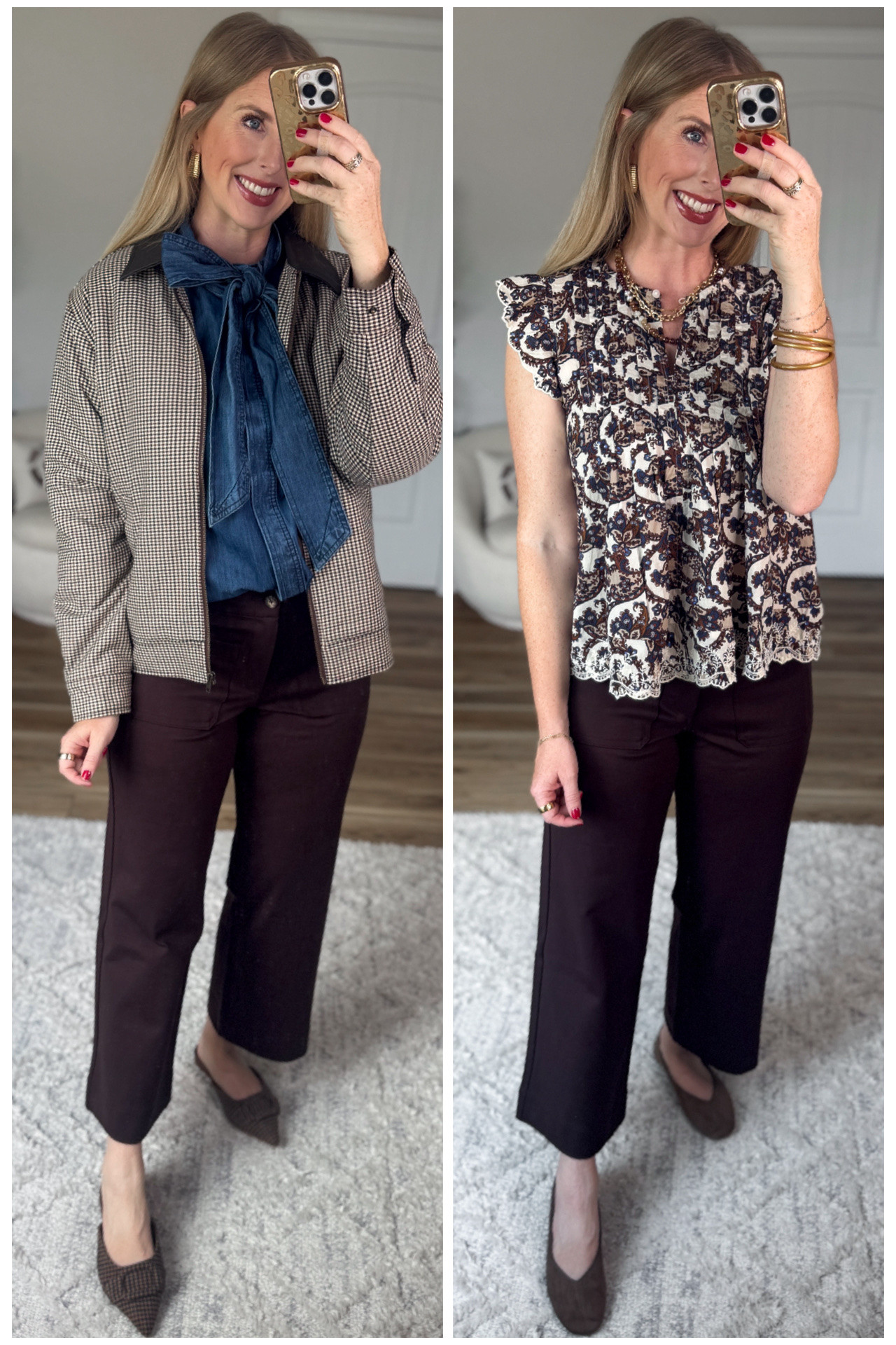 2 ways to wear these under $20 ponte pants from Walmart!

#LTKootd