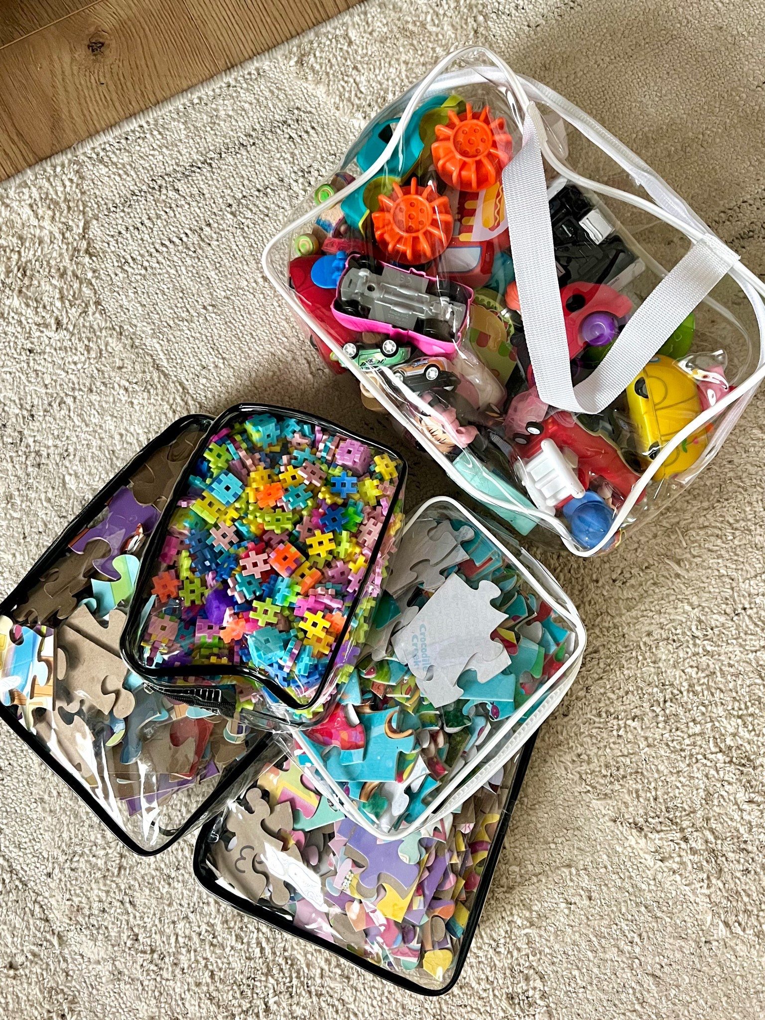 Storage Solutions! My FAVORITE Clear Zipper bags for toys, puzzles, crafts & more! 

#LTKHome #LTKKids #LTKFamily