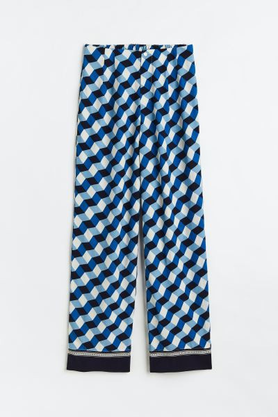Wide-leg Patterned Pants | H&M (US + CA)