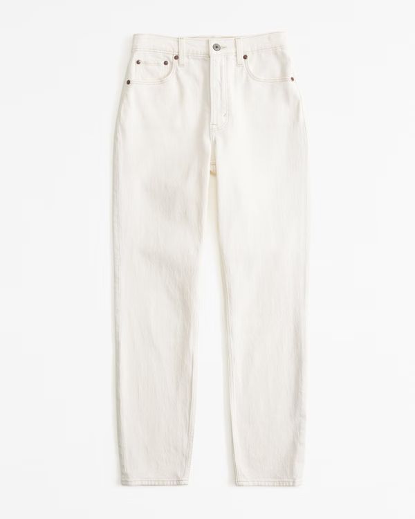 Women's Curve Love High Rise Mom Jean | Women's Bottoms | Abercrombie.com | Abercrombie & Fitch (US)