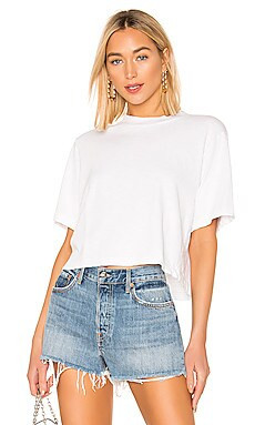 COTTON CITIZEN The Tokyo Crop Tee in White from Revolve.com | Revolve Clothing (Global)