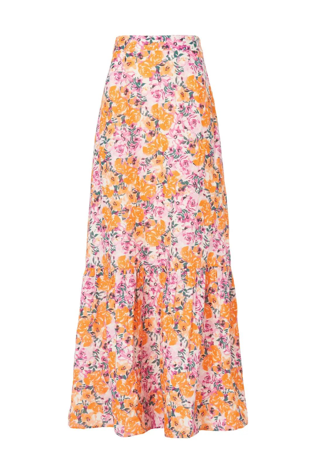 Floral Tiered Skirt | Rent the Runway