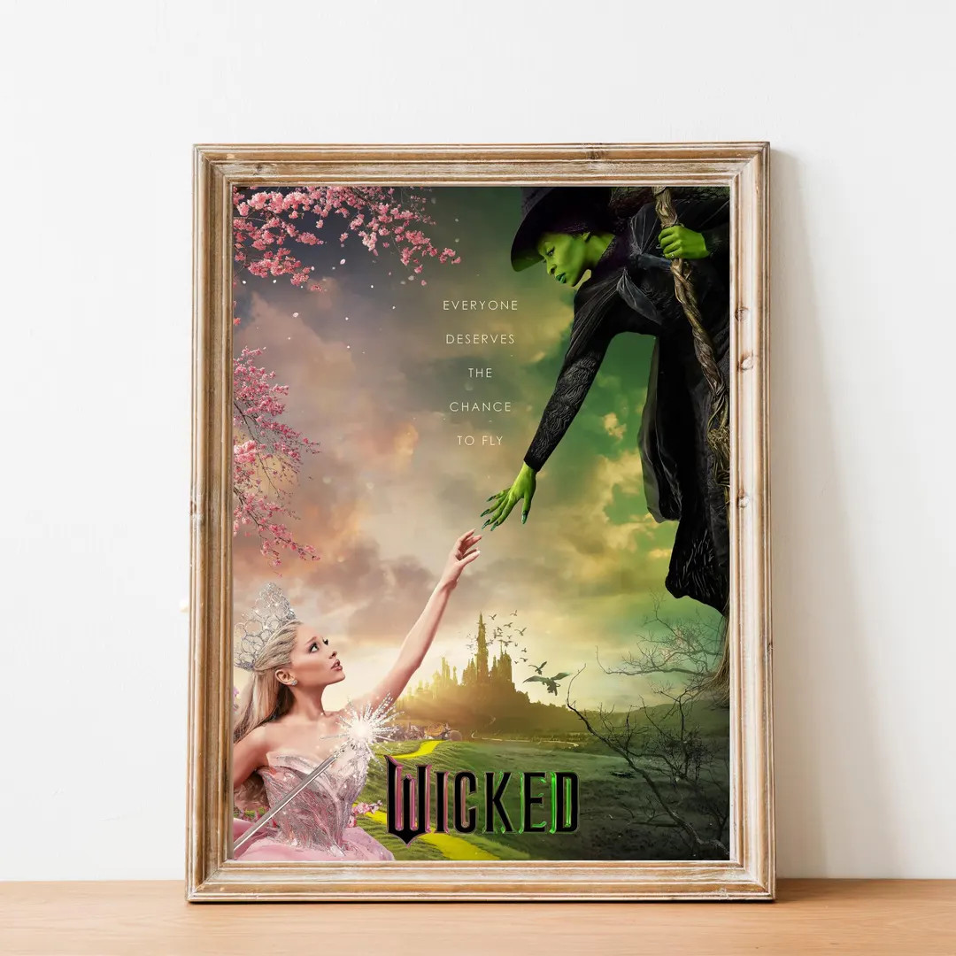 Wicked Printable Poster, Movie Fan Gift, Wall Art, Instant Download, Home Decor Print, Dorm Room ... | Etsy (US)