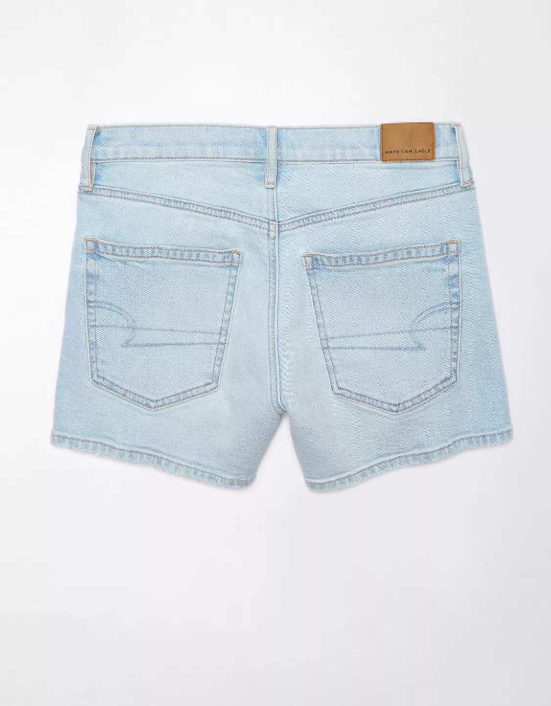 AE Strigid Super High-Waisted Relaxed Ripped Denim Short | American Eagle Outfitters (US & CA)