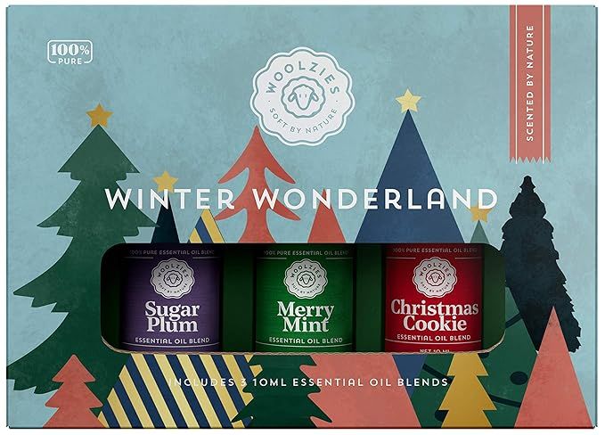Woolzies Winter Wonderland Holiday Essential Oil Set of 3 | Includes Christmas Cookie, Sugar Plum... | Amazon (US)