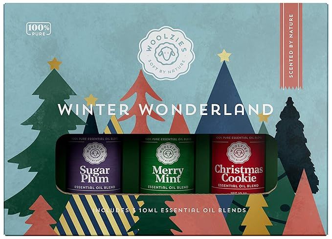 Woolzies Winter Wonderland Holiday Essential Oil Set of 3 | Includes Christmas Cookie, Sugar Plum... | Amazon (US)