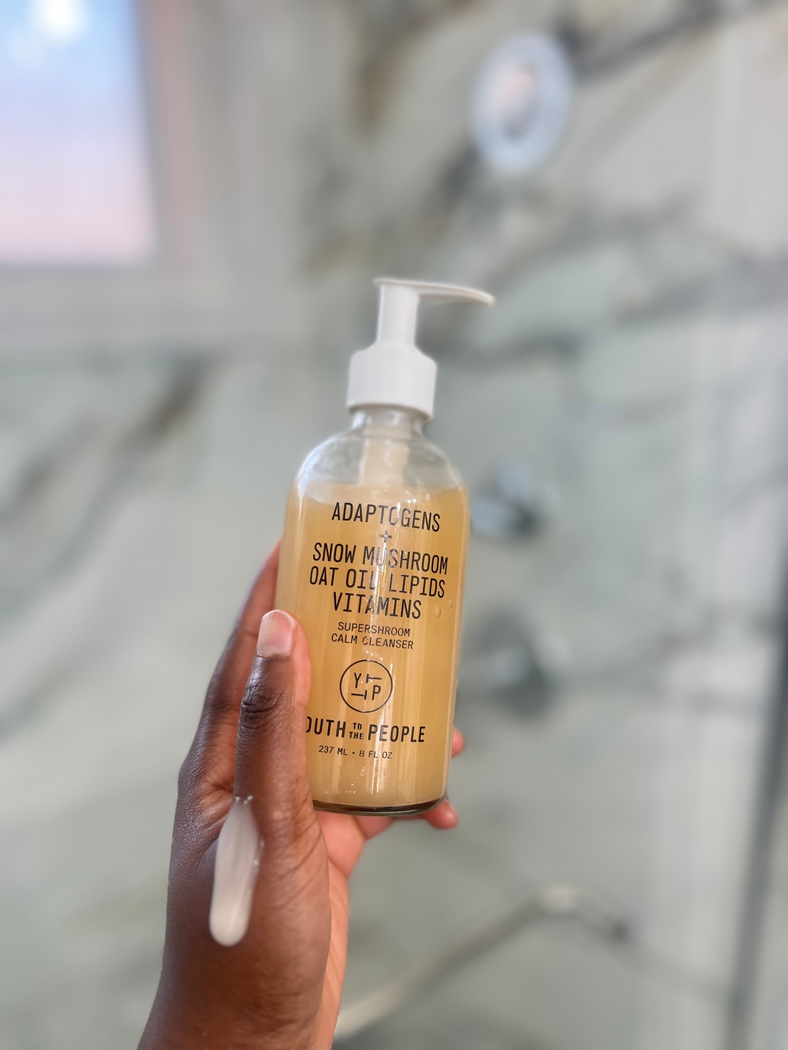 Gentle cleanser that contains oat oil and glycerin to soothe and hydrate the skin. 

#LTKmorningroutine #LTKBeauty #LTKselfcare