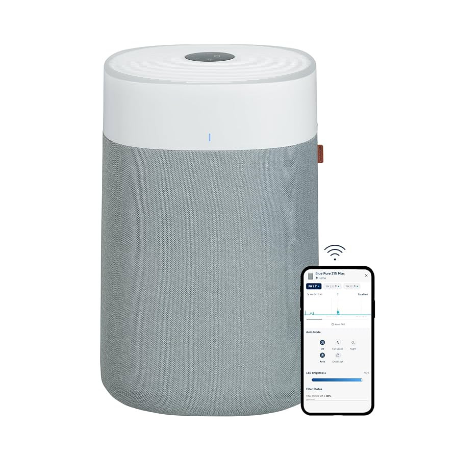 BLUEAIR Air Purifiers for Large Rooms, Cleans 3,048 Sqft In One Hour, HEPASilent Smart Air Cleane... | Amazon (US)