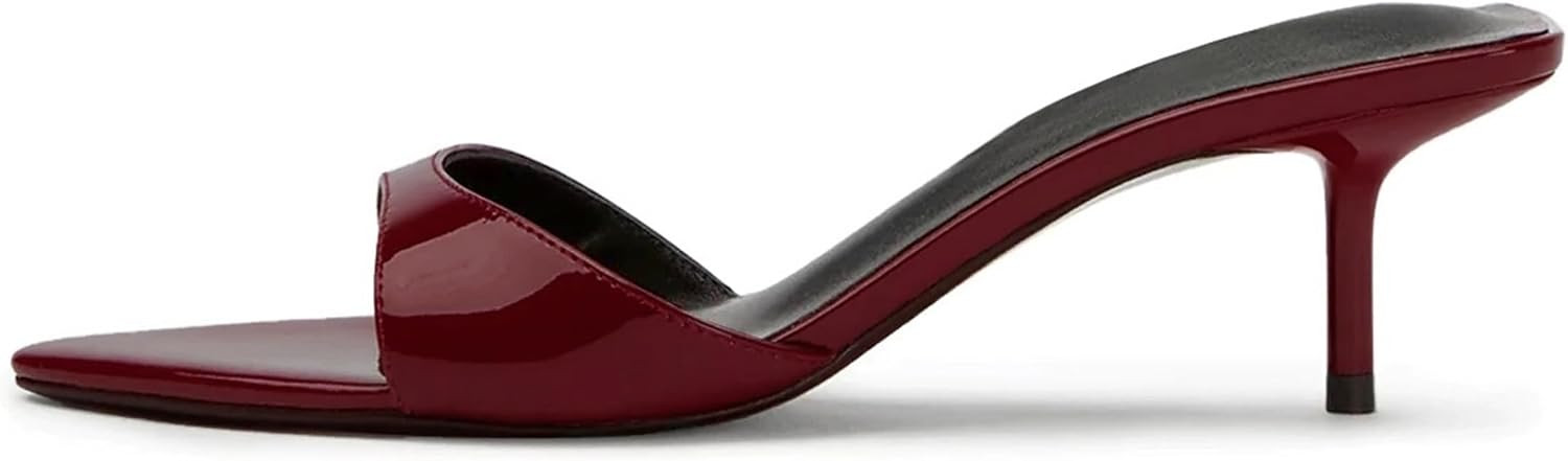 Kitten Heels Mule Heeled Sandals for Women | Amazon (US)
