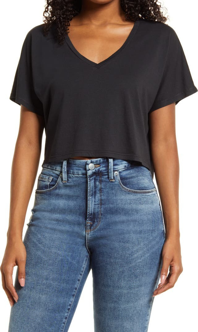 V-Neck Dolman Crop T-Shirt | Nordstrom | Nordstrom