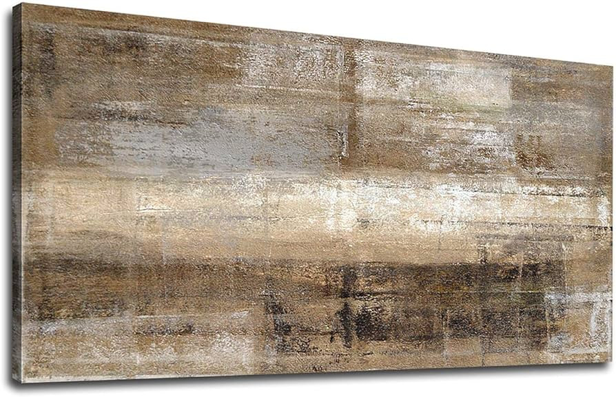 Vintage Abstract Wall Art Retro Large Canvas Picture Abstract Painting Artwork Prints for Home De... | Amazon (US)