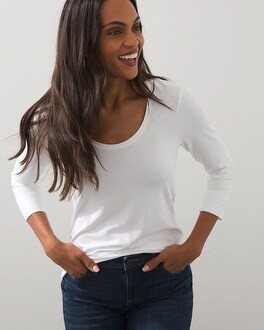 Touch of Cool 3/4-Sleeve Tee | Chico's