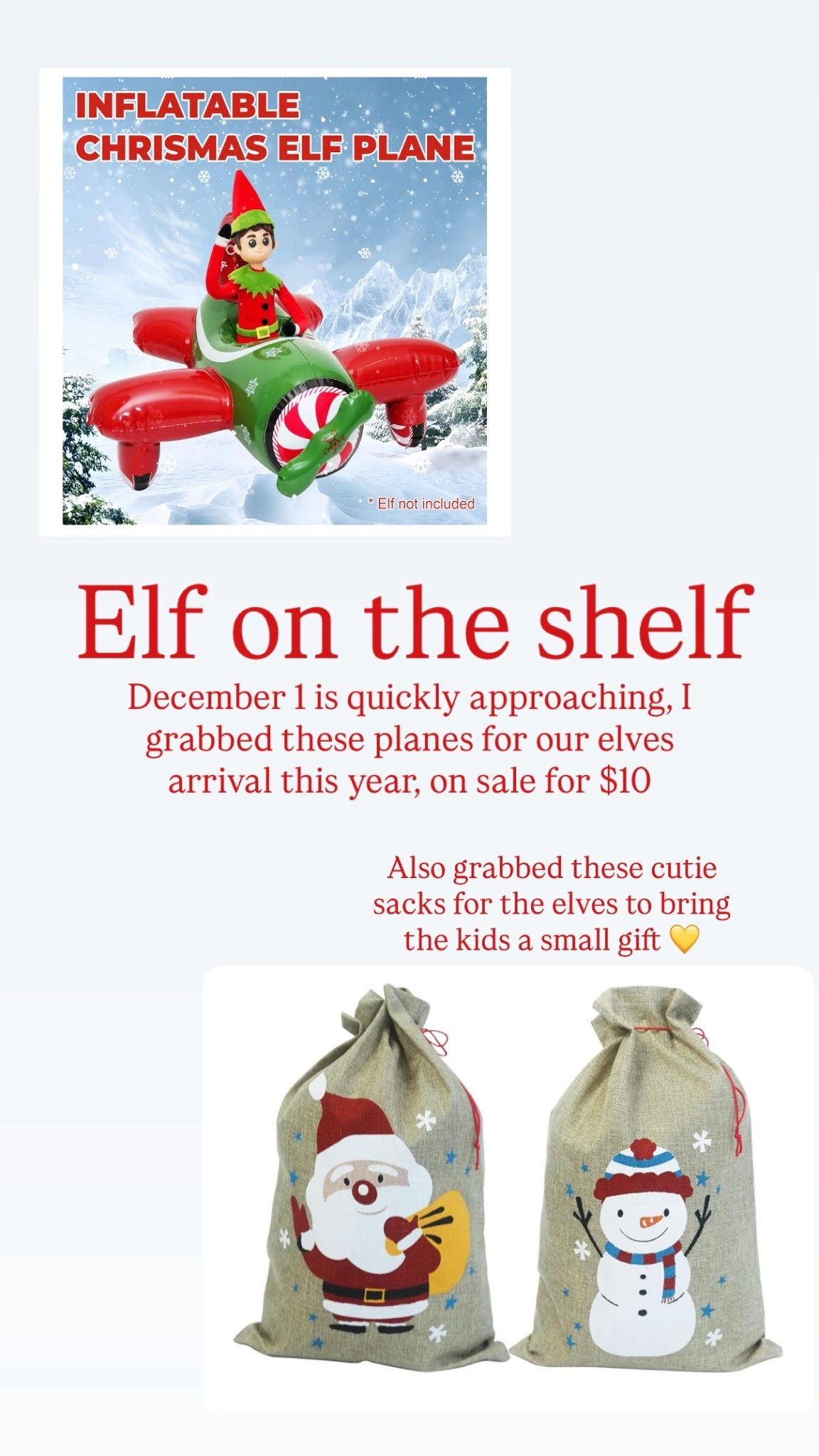 Elf on the shelf arrival idea! The plane is currently on sale for $10! 

#LTKSaleAlert #LTKGiftGuide #LTKCyberWeek