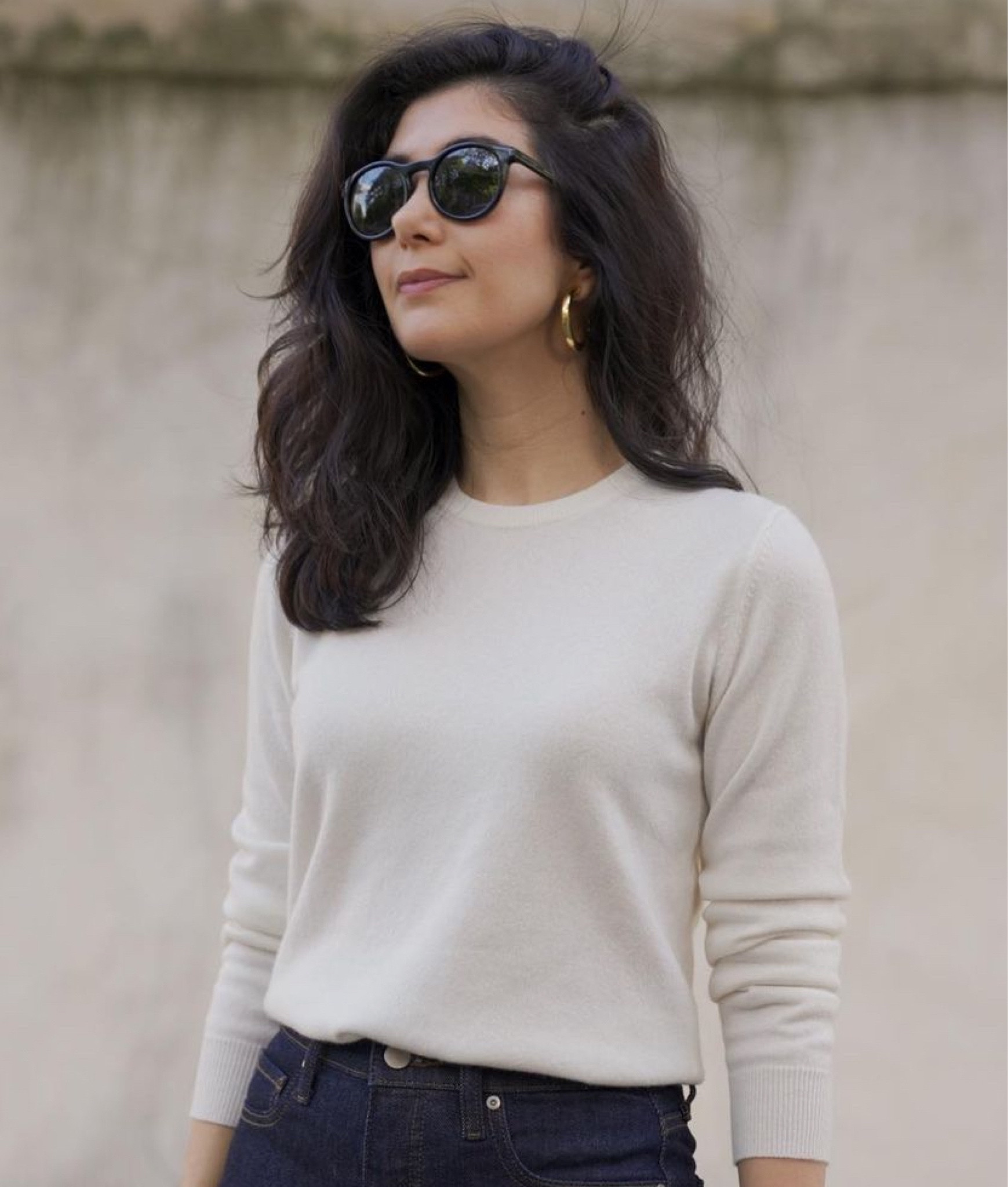 Big gold hoops are my favorite way to dress up a basic sweater 🤍 

#LTKHoliday #LTKSeasonal #LTKstyletip