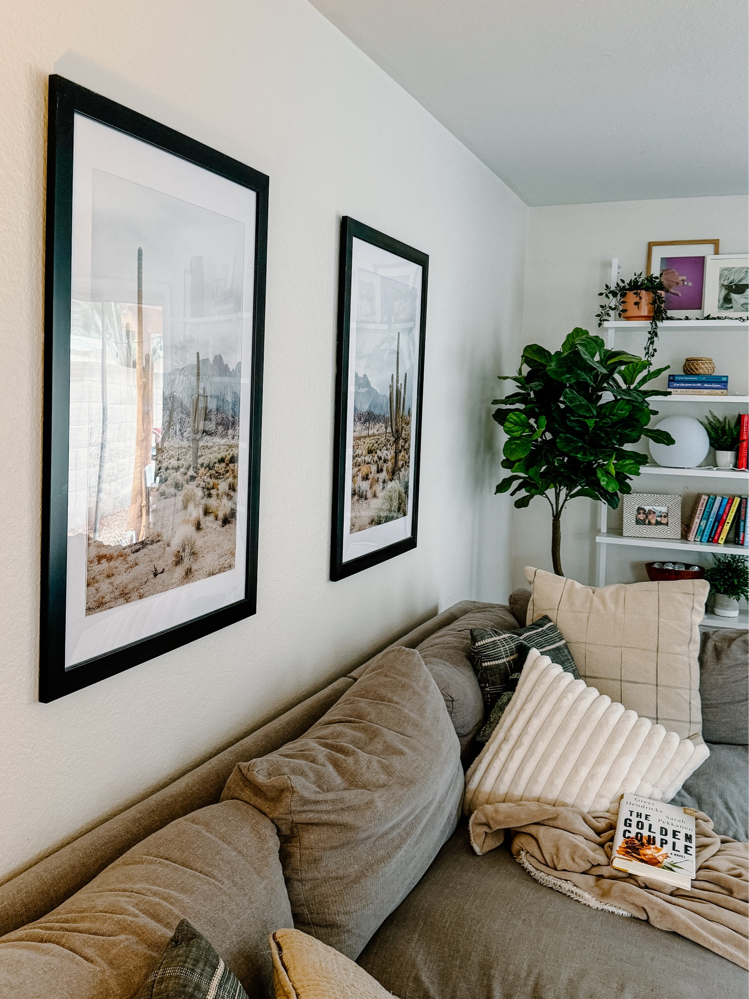 My cute lil desert pictures are from Etsy! I bought one image and cut it in half to be 2 vertical prints 

#LTKhome