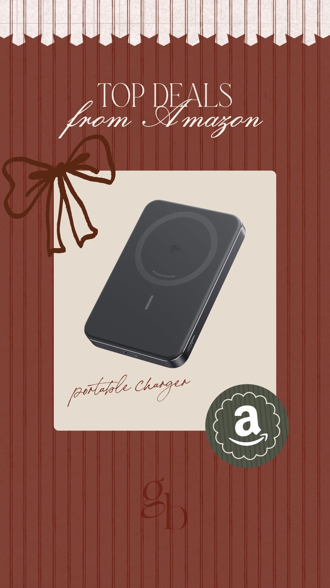 GIANNAS TOP DEALS

Rechargeable battery for the phone!!

Black Friday deals, big deals, top deals, Amazon deals, Amazon finds, on sale now, shopping deals, best deals.

#LTKCyberWeek #LTKHoliday #LTKGiftGuide