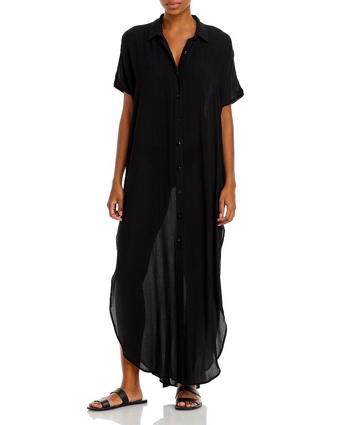 AQUA AQUA Button Front Maxi Swim Cover-Up  Back to Results -  Women - Bloomingdale's | Bloomingdale's (US)