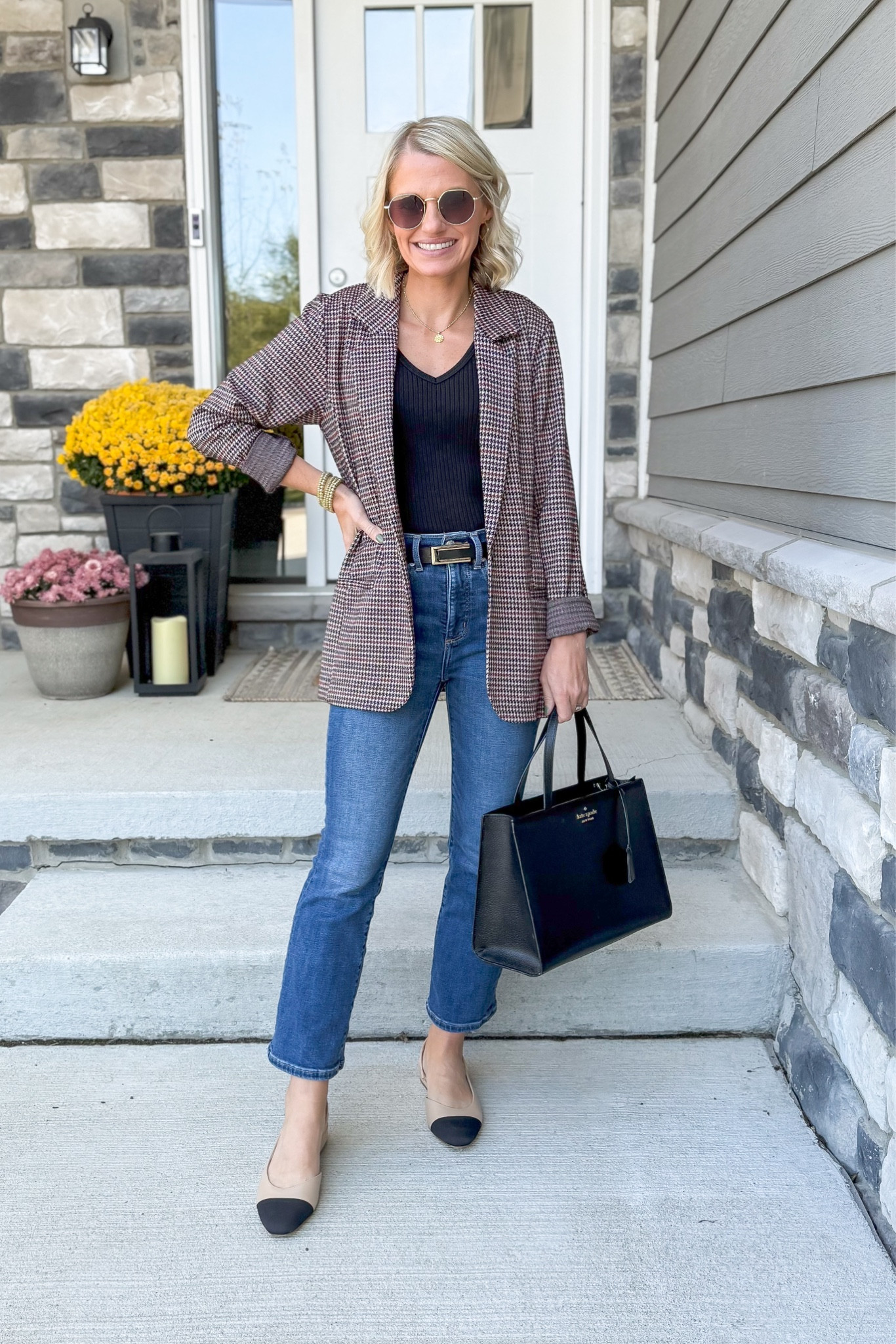 What I wore this week! 
Blazer- xs || jeans- 24/short

#LTKStyleTip #LTKOver40 #LTKFindsUnder100