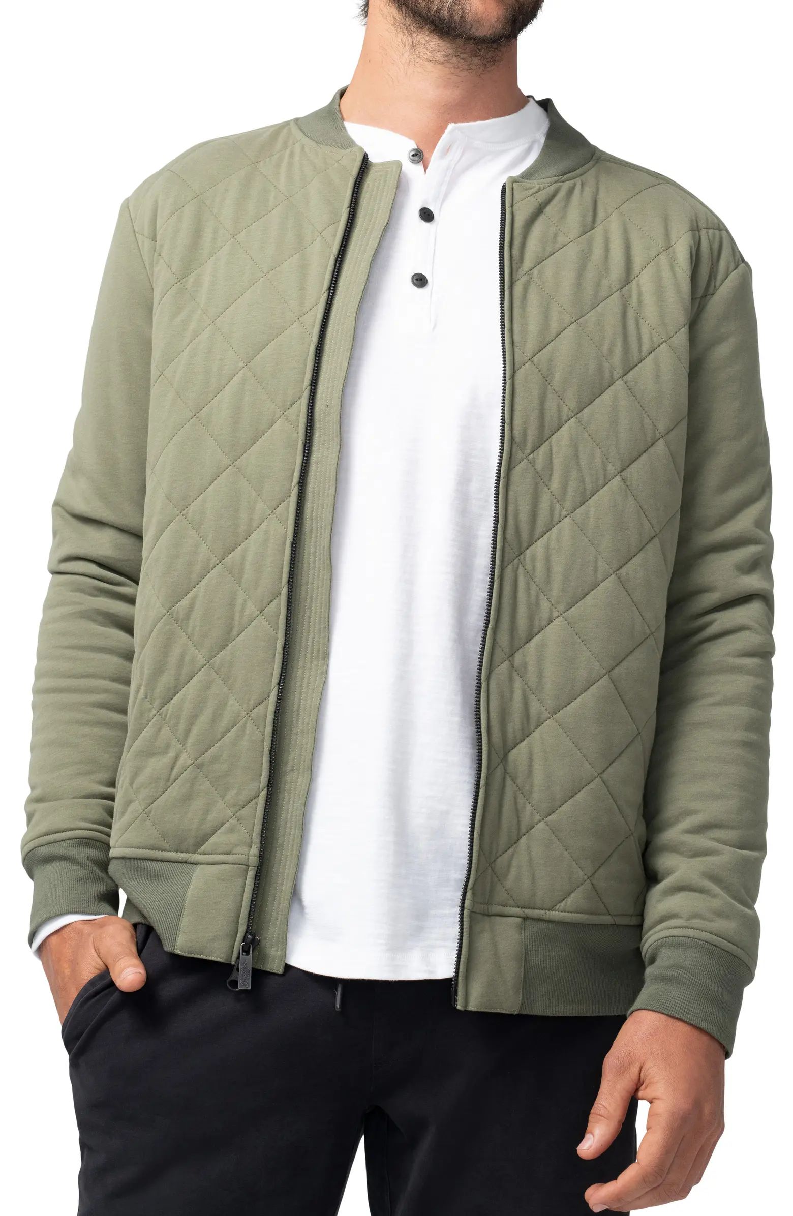 Good Man Brand Mayhair Quilted Bomber Jacket | Nordstrom | Nordstrom