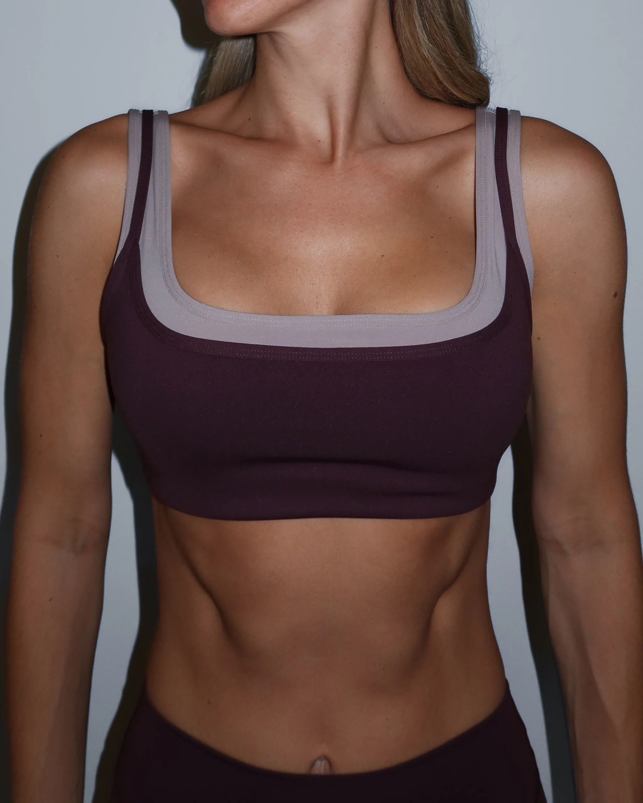 Double Layer Core Bra - Chocolate Cherry & Truffle | Liaison the Label