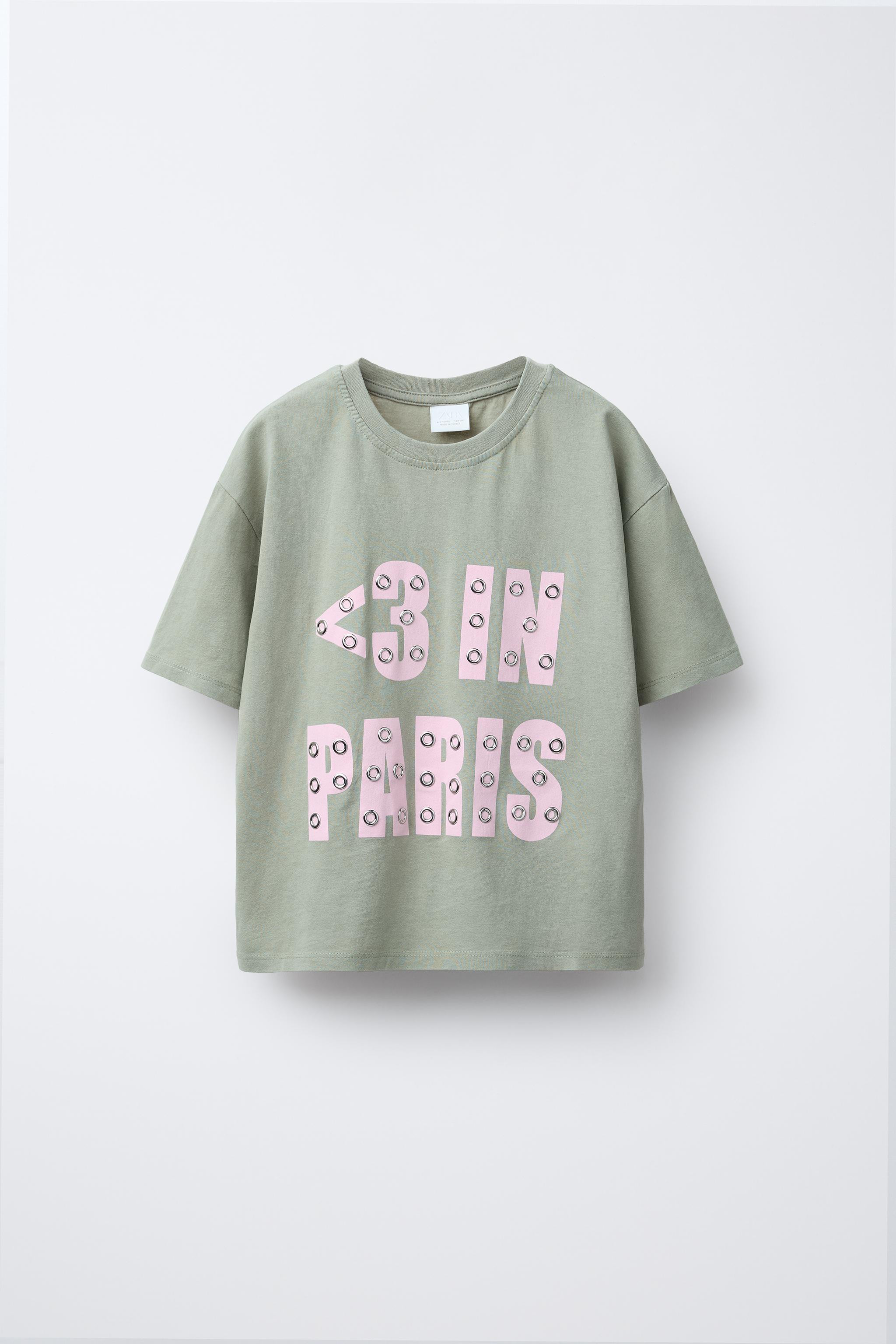 GARMENT DYE EYELETS T-SHIRT | Zara US