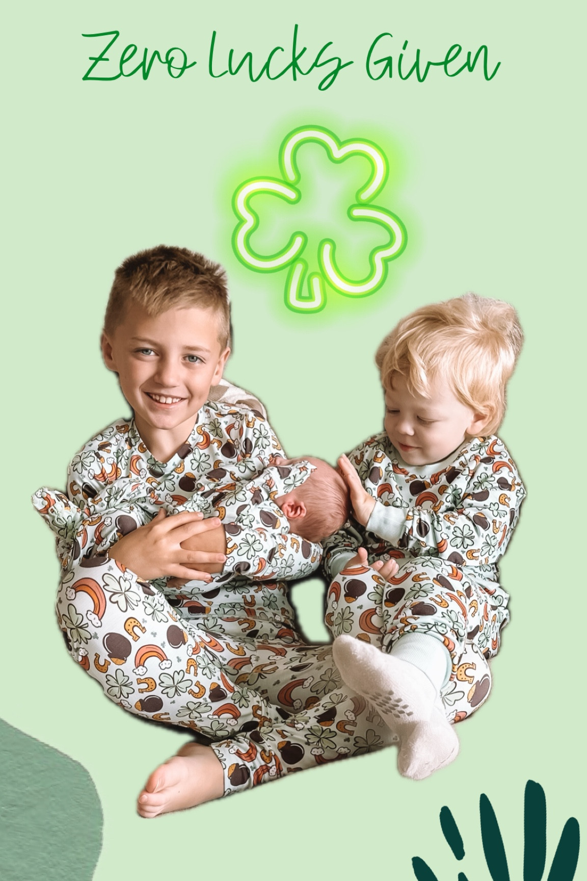 Zero Lucks Given 🍀💚☘️

#LTKkids #LTKfamily #LTKbaby