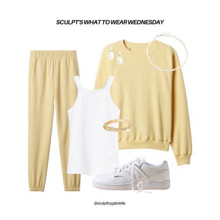 Yellow workout outfit, Pilates outfit, loungewear, athlesiure 

#LTKSeasonal #LTKActive #LTKFitness