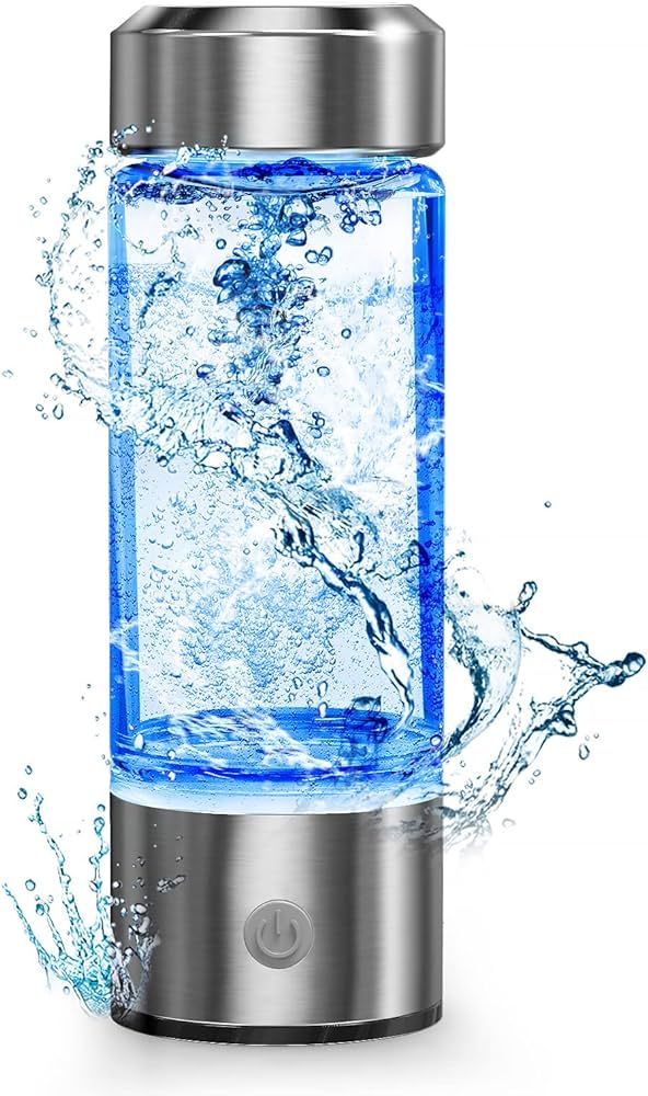 Hydrogen Water Bottle, Portable Hydrogen Water Ionizer Machine, Hydrogen Water Generator, Recharg... | Amazon (US)