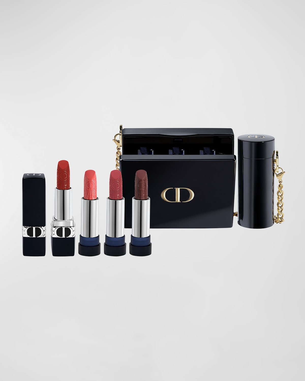 Limited Edition Rouge Dior Minaudiere Clutch and Lipstick Set | Neiman Marcus